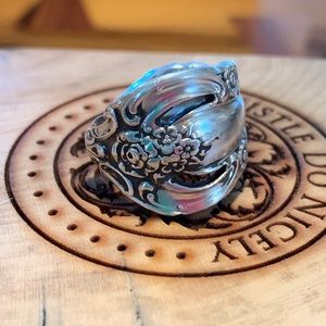 Silver plated Spoon Ring